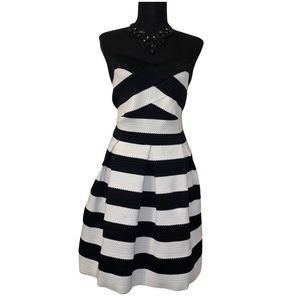 Express strapless Bandage stretch party dress